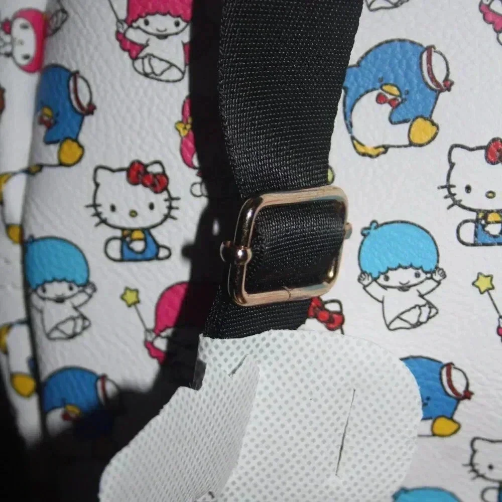 Hello Kitty and Friends Sanrio Mini Backpack Unisex White with Red Bow My Melody